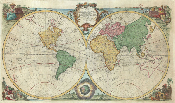 Bowen Map of the World, 1744